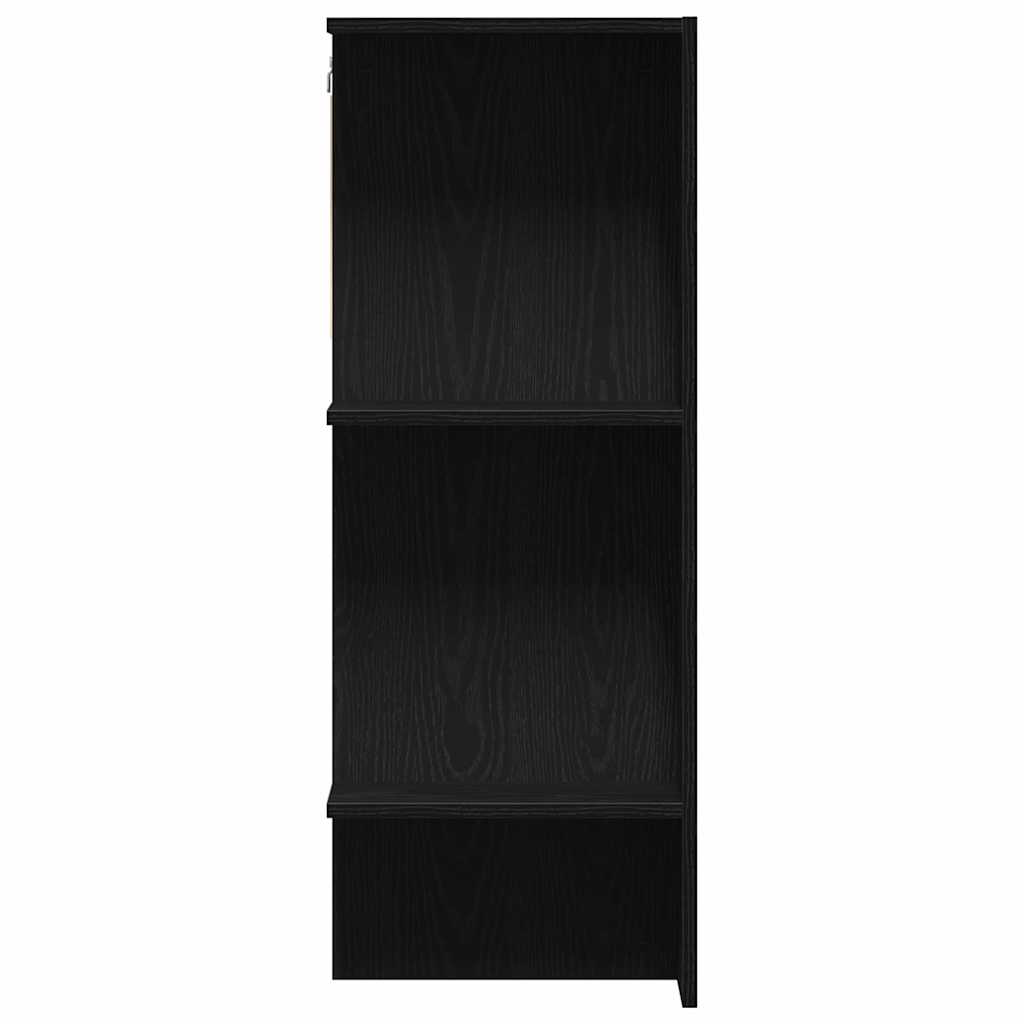 vidaXL Ντουλάπα διαδρόμου με ράφι Μαύρη Οξυά 97,5 x 37 x 99 εκ.