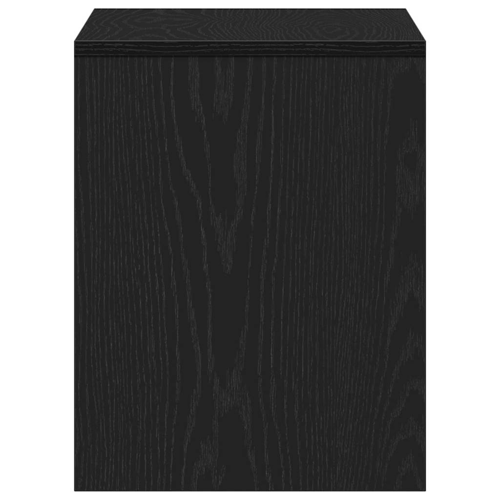 vidaXL Σκαμπό Ντυσίματος Μαύρη δρυς 70 x 35 x 45 εκ.