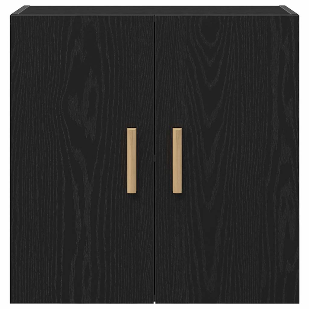 vidaXL Ντουλάπα Τοίχου 60 x 30 x 60 cm Επεξεργασμένο Ξύλο Μαύρη Οξυά