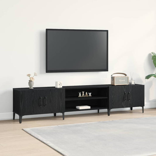 vidaXL Ντουλάπι TV Μαύρη Οξυά 180 x 31,5 x 40 εκ. Επεξεργασμένο ξύλο