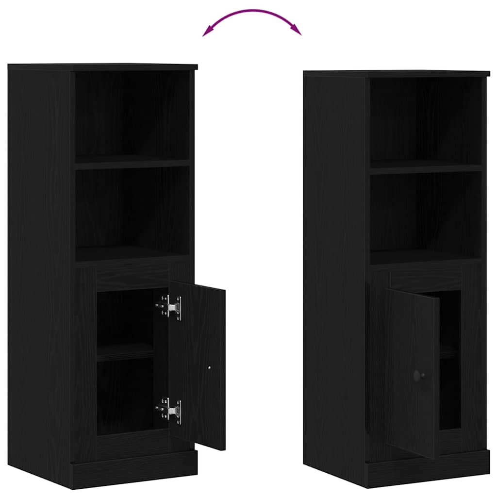 vidaXL Μπουφές Μαύρη Οξυά 36 x 35.5 x 103.5 εκ Επεξεργασμένο ξύλο