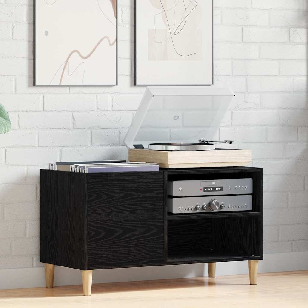 vidaXL Ντουλάπι δίσκων βινυλίου 84,5 x 38 x 48 cm Επεξεργασμένο Ξύλο