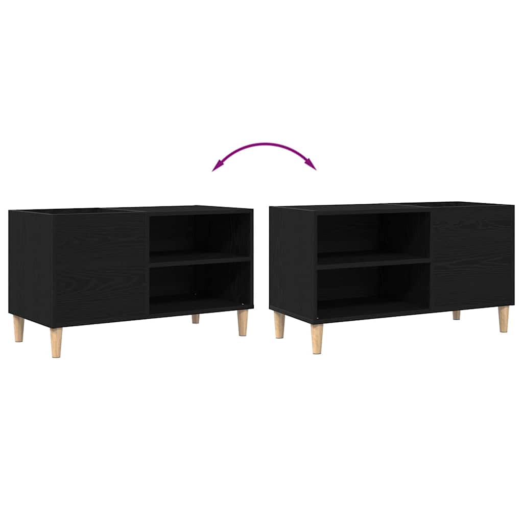 vidaXL Ντουλάπι δίσκων βινυλίου 84,5 x 38 x 48 cm Επεξεργασμένο Ξύλο
