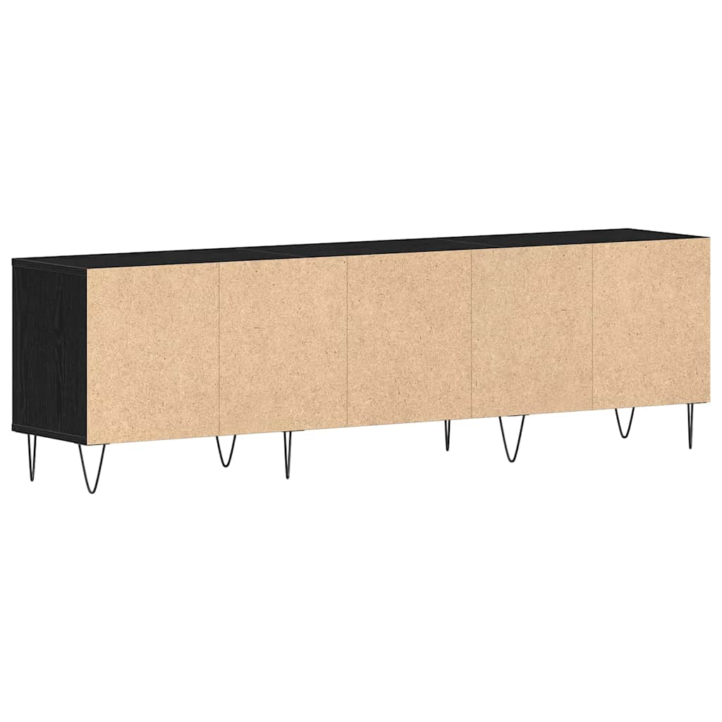 vidaXL Ντουλάπι TV Μαύρη Οξυά 150 x 30 x 44,5 εκ. Επεξεργασμένο ξύλο