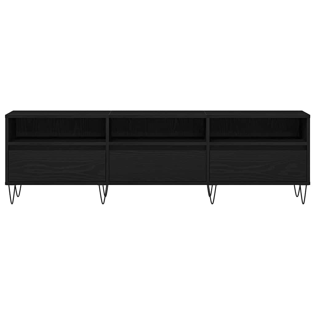 vidaXL Ντουλάπι TV Μαύρη Οξυά 150 x 30 x 44,5 εκ. Επεξεργασμένο ξύλο