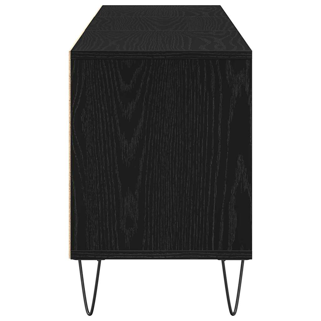 vidaXL Ντουλάπι TV Μαύρη Οξυά 150 x 30 x 44,5 εκ. Επεξεργασμένο ξύλο
