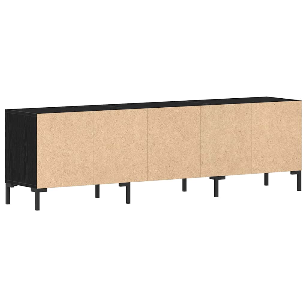 vidaXL Ντουλάπι TV Μαύρη Οξυά 150 x 30 x 44,5 εκ. Επεξεργασμένο ξύλο