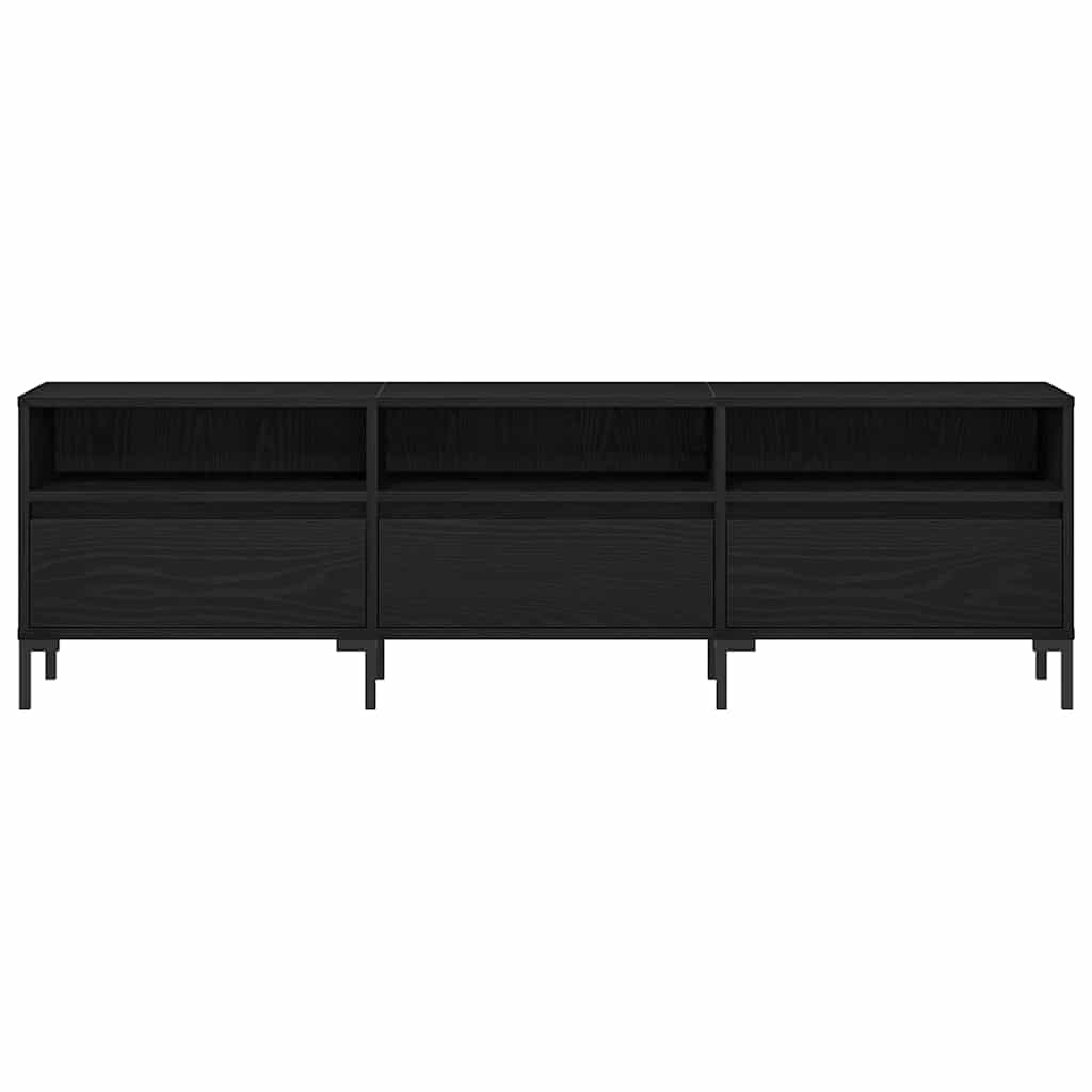 vidaXL Ντουλάπι TV Μαύρη Οξυά 150 x 30 x 44,5 εκ. Επεξεργασμένο ξύλο