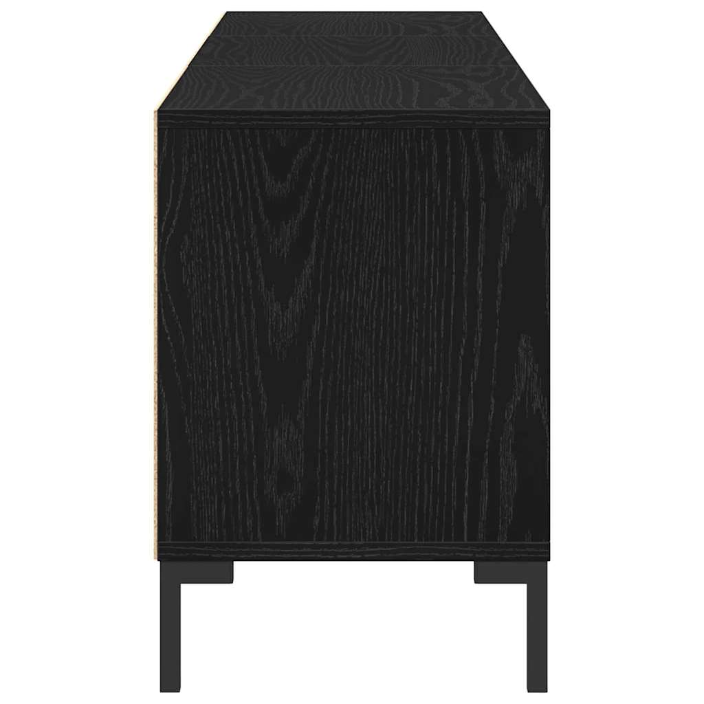 vidaXL Ντουλάπι TV Μαύρη Οξυά 150 x 30 x 44,5 εκ. Επεξεργασμένο ξύλο