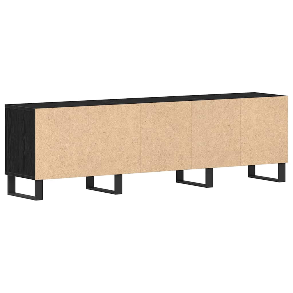 vidaXL Ντουλάπι TV Μαύρη Οξυά 150 x 30 x 44,5 εκ. Επεξεργασμένο ξύλο