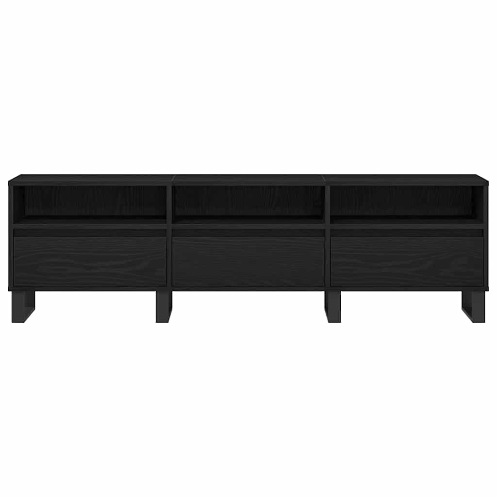 vidaXL Ντουλάπι TV Μαύρη Οξυά 150 x 30 x 44,5 εκ. Επεξεργασμένο ξύλο