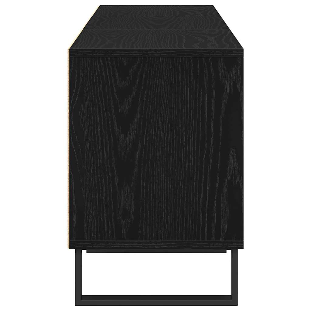 vidaXL Ντουλάπι TV Μαύρη Οξυά 150 x 30 x 44,5 εκ. Επεξεργασμένο ξύλο