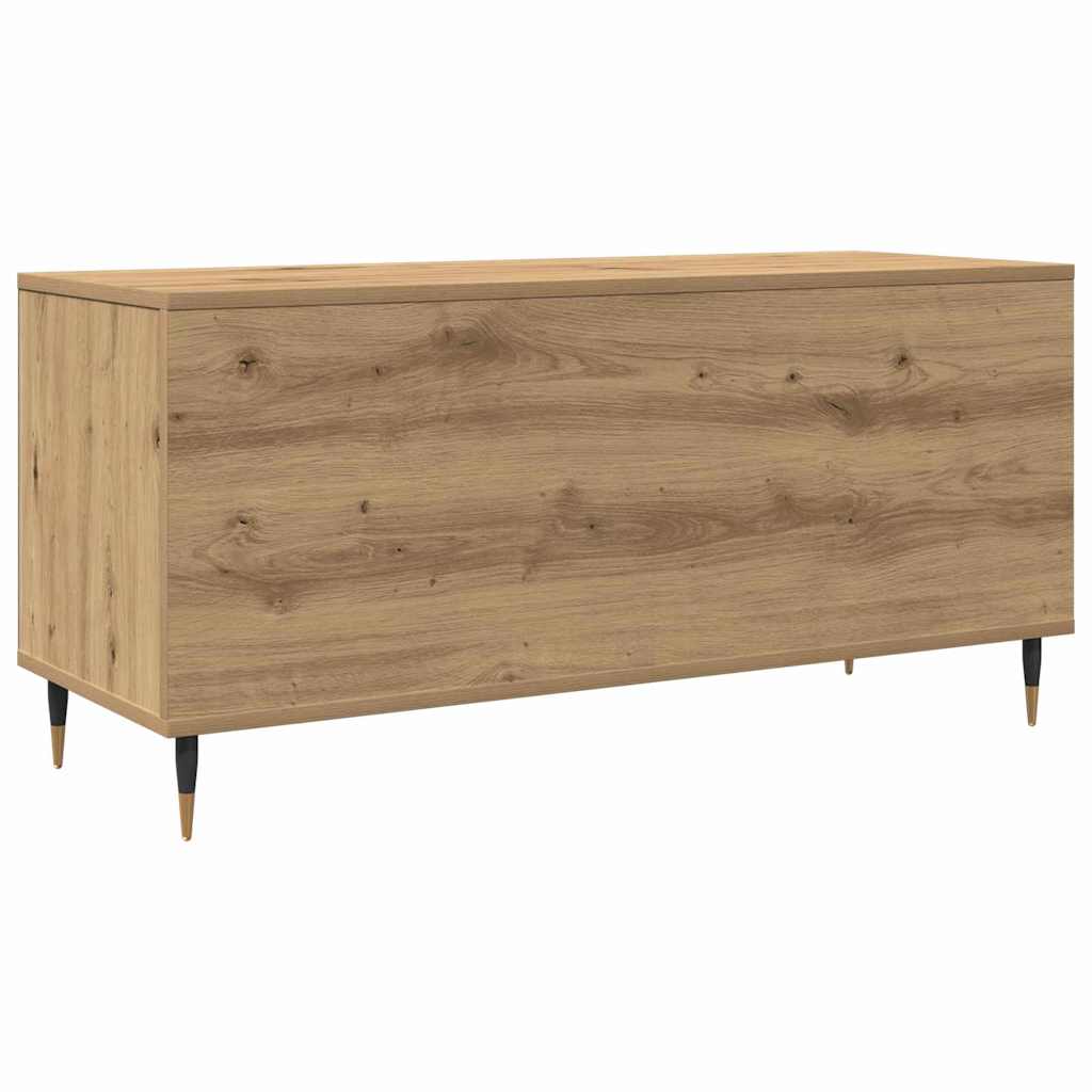 vidaXL Ντουλάπι δίσκων βινυλίου artisan δρυς 100 x 38 x 48 εκ.