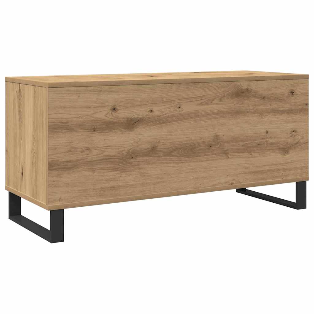 vidaXL Ντουλάπι δίσκων βινυλίου artisan δρυς 100 x 38 x 48 εκ.