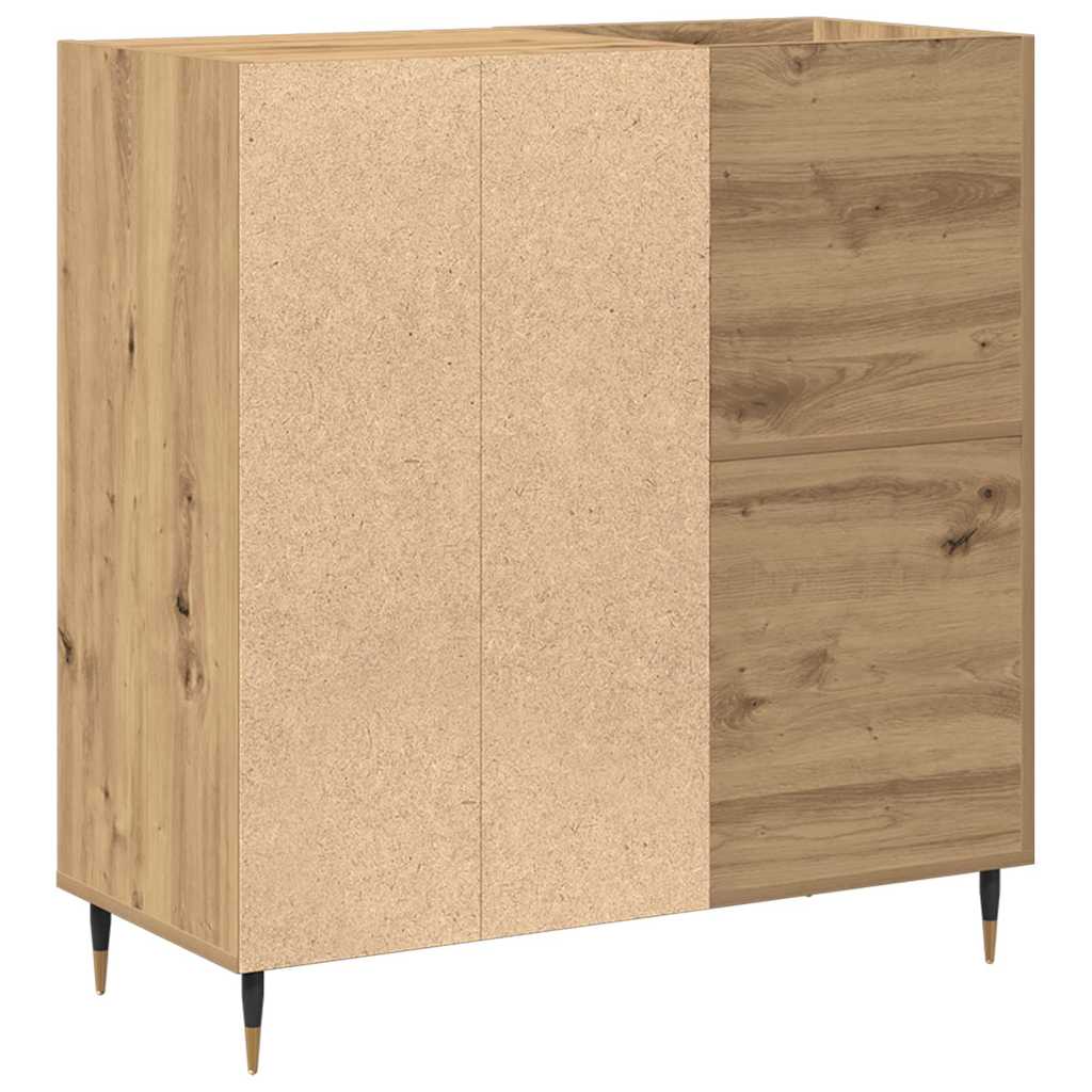vidaXL Ντουλάπι δίσκων βινυλίου artisan δρυς 85 x 38 x 89 εκ.