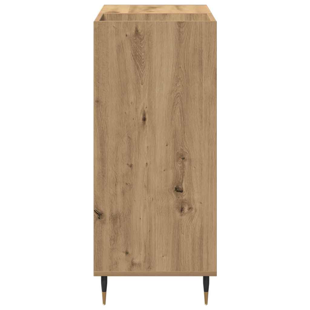 vidaXL Ντουλάπι δίσκων βινυλίου artisan δρυς 85 x 38 x 89 εκ.