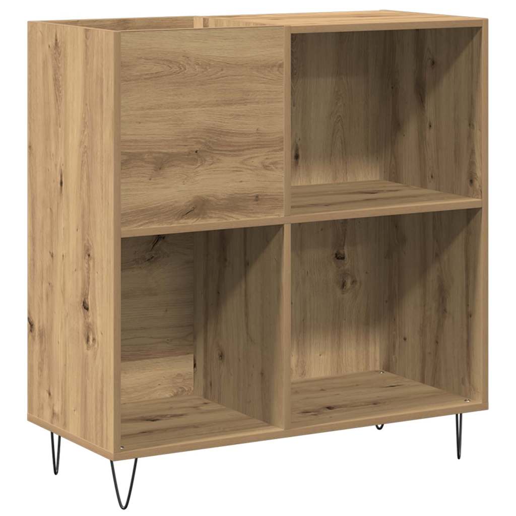 vidaXL Ντουλάπι δίσκων βινυλίου artisan δρυς 85 x 38 x 89 εκ.
