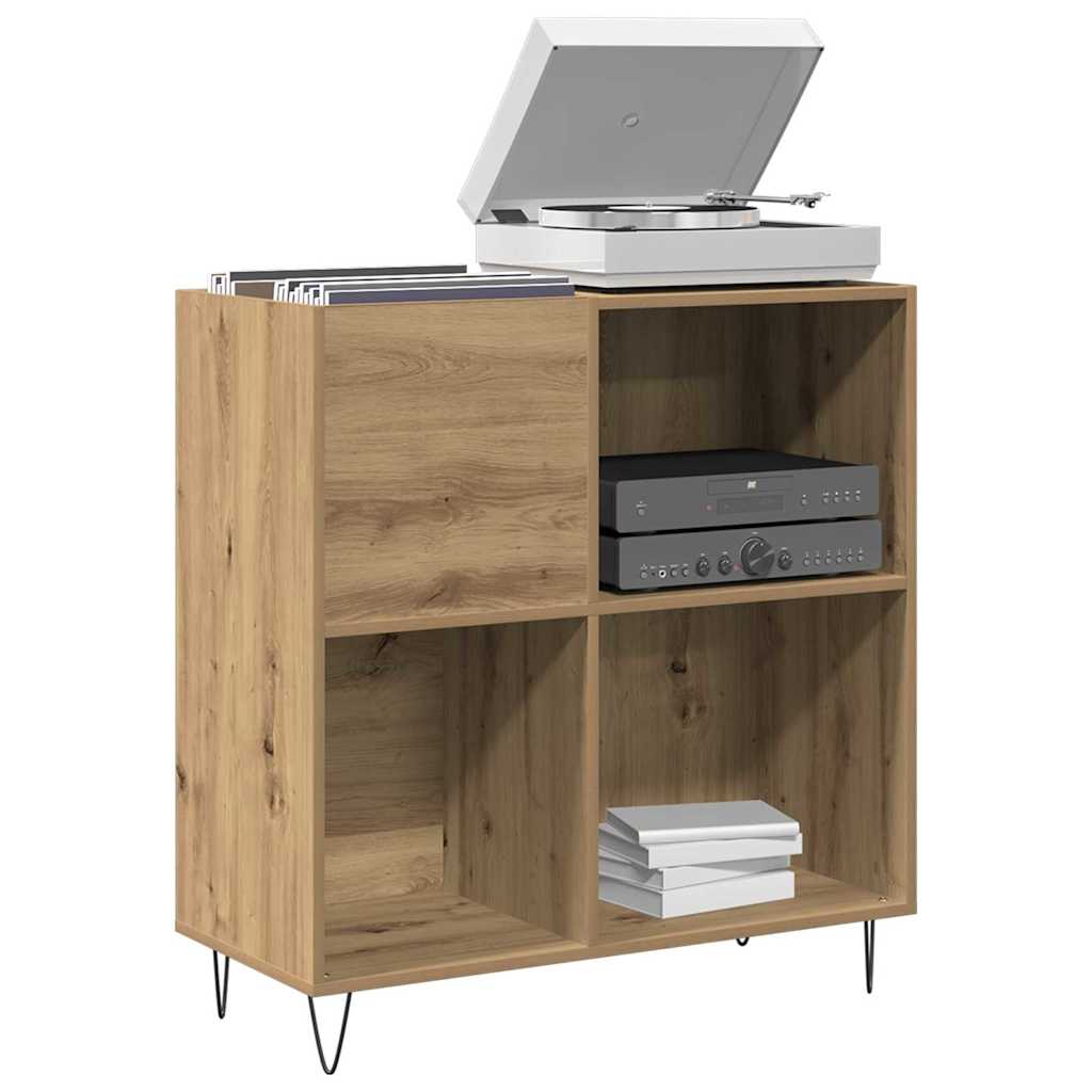 vidaXL Ντουλάπι δίσκων βινυλίου artisan δρυς 85 x 38 x 89 εκ.