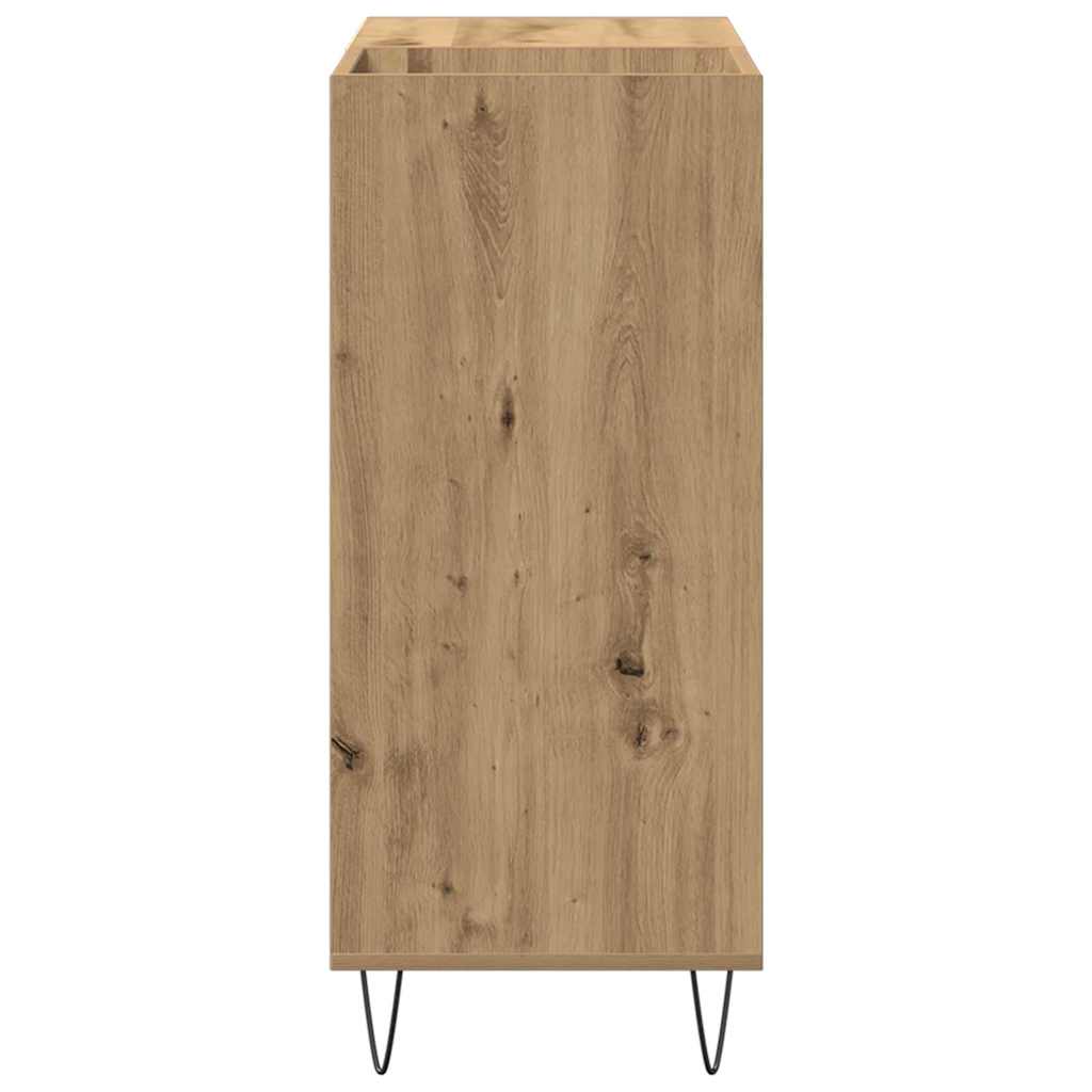 vidaXL Ντουλάπι δίσκων βινυλίου artisan δρυς 85 x 38 x 89 εκ.