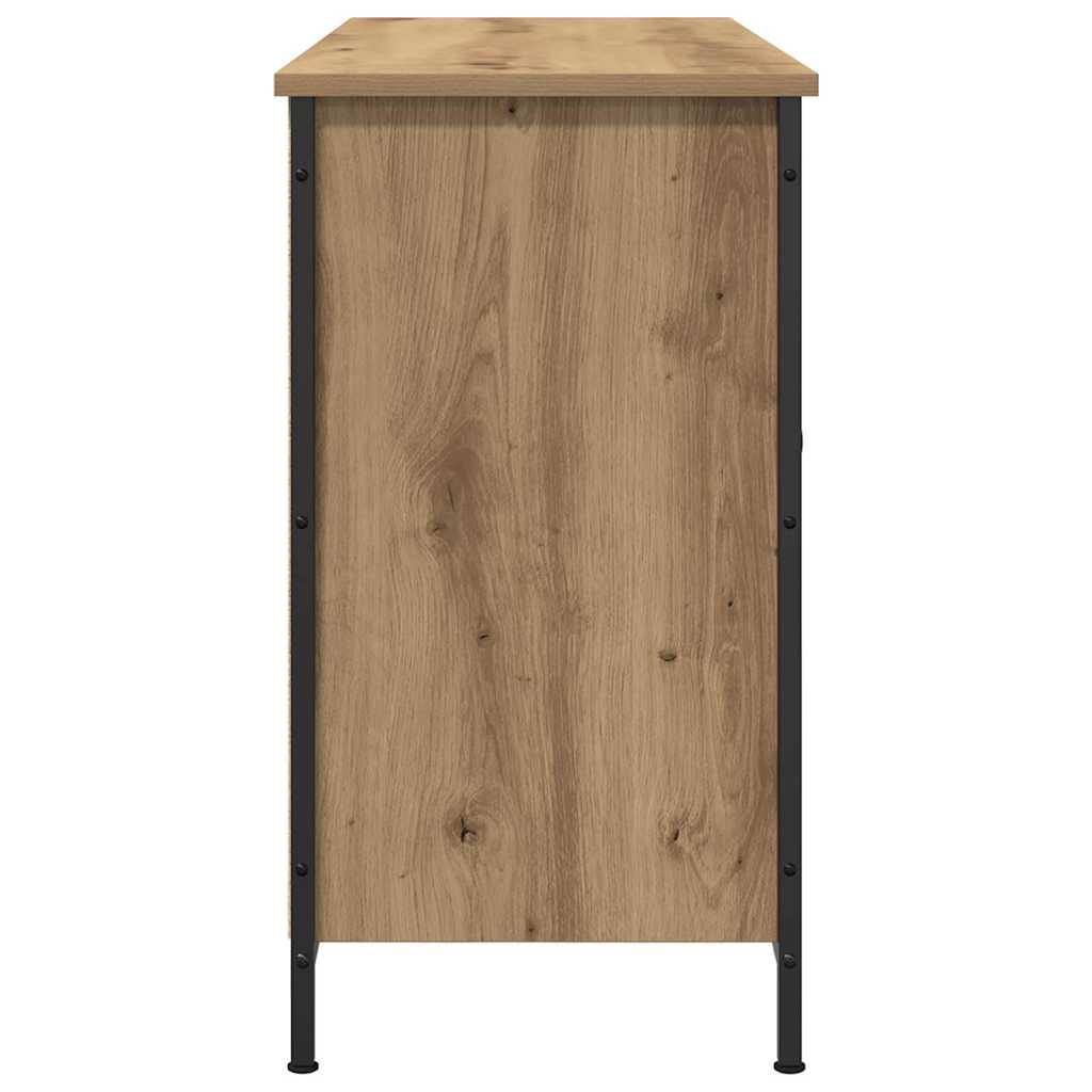 vidaXL Σετ επίπλου τηλεόρασης Επιτοίχιο Artisan Oak 101 x 35 x 65 εκ