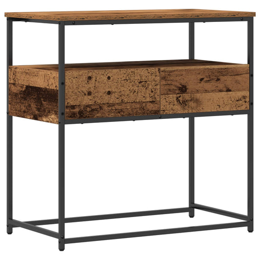 vidaXL Τραπέζι κονσόλας Παλιό Ξύλο 75 x 40 x 75 cm Επεξεργασμένο ξύλο
