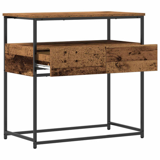 vidaXL Τραπέζι κονσόλας Παλιό Ξύλο 75 x 40 x 75 cm Επεξεργασμένο ξύλο