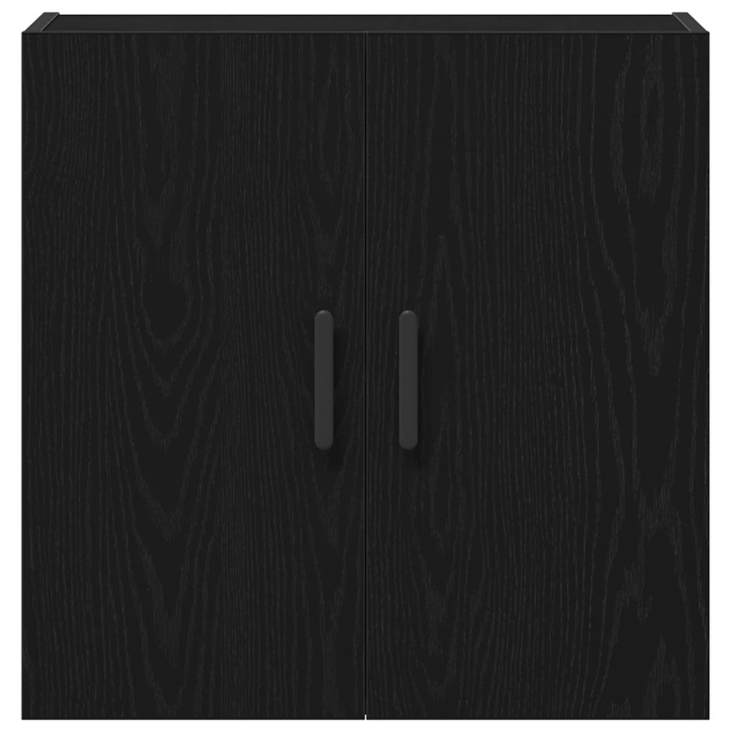 vidaXL Ντουλάπα τοίχου 60 x 31 x 60 εκ. Επεξεργασμένο Ξύλο Μαύρη Οξυά