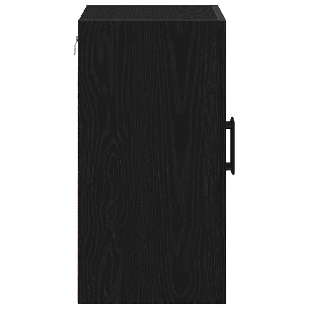 vidaXL Ντουλάπα τοίχου 60 x 31 x 60 εκ. Επεξεργασμένο Ξύλο Μαύρη Οξυά