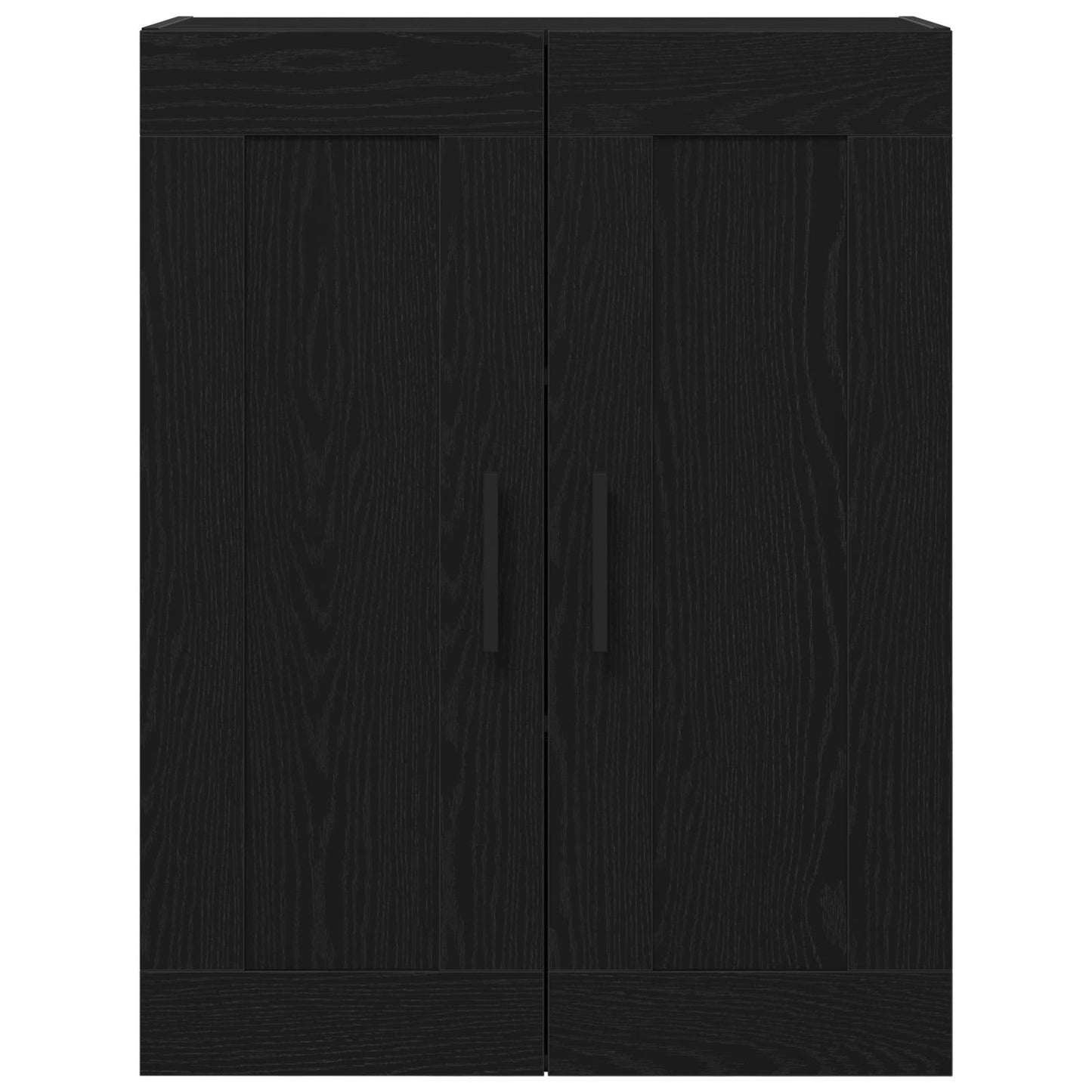 vidaXL Ντουλάπα τοίχου Επιτοίχιο Μαύρη Οξυά 69,5 x 34 x 90 εκ.