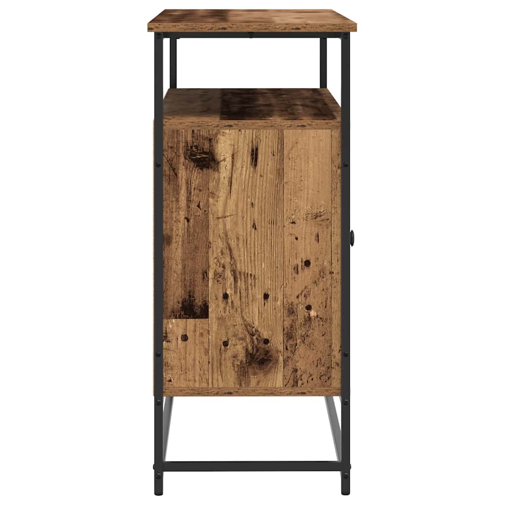 vidaXL Πλαϊνό γραφείο Παλιό ξύλο 100 x 35 x 80 εκ. Επεξεργασμένο ξύλο