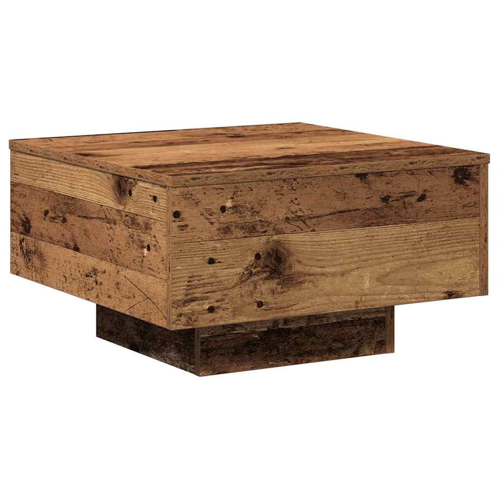 vidaXL Τραπεζάκι σαλονιού Παλιό Ξύλο 55 x 55 x 31 cm