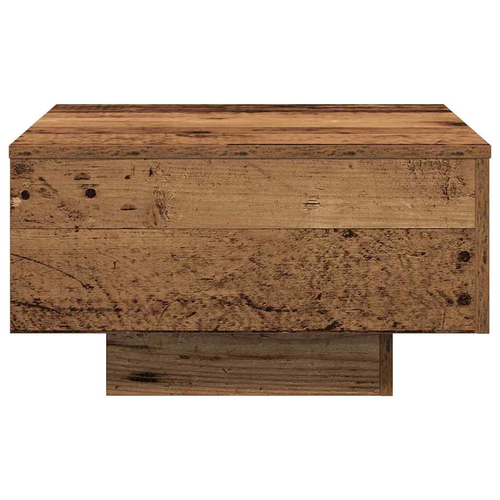 vidaXL Τραπεζάκι σαλονιού Παλιό Ξύλο 55 x 55 x 31 cm