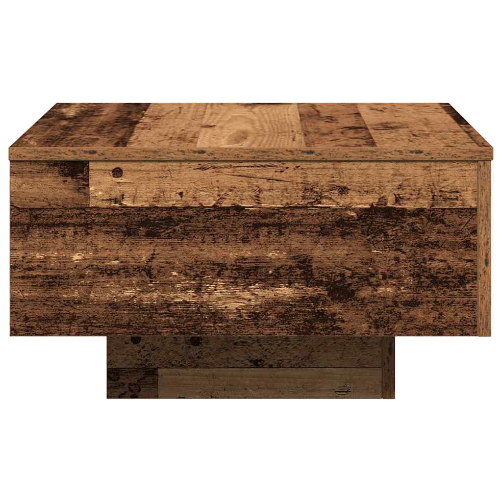 vidaXL Τραπεζάκι σαλονιού Παλιό Ξύλο 55 x 55 x 31 cm