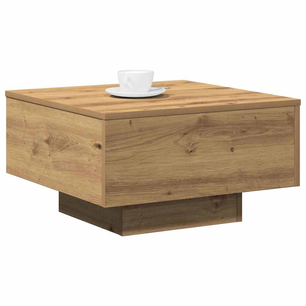 vidaXL Τραπεζάκι σαλονιού Artisan Oak 55 x 55 x 31 cm