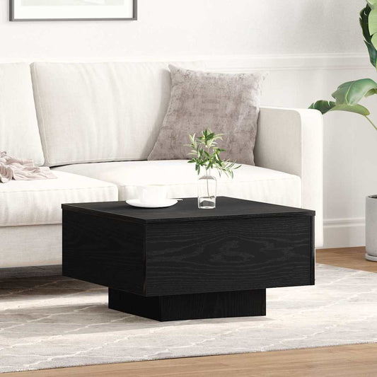 vidaXL Τραπεζάκι σαλονιού Μαύρη Οξυά 55 x 55 x 31 cm