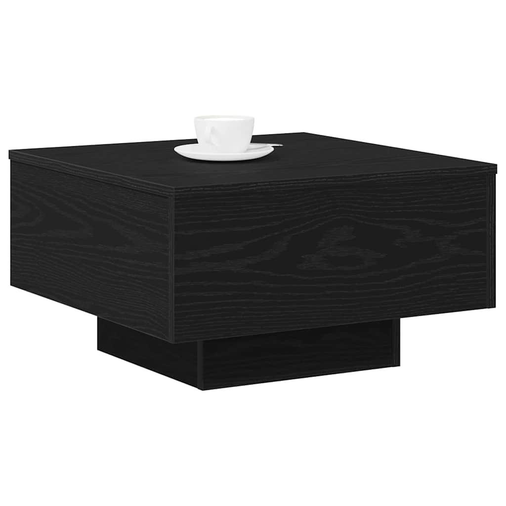 vidaXL Τραπεζάκι σαλονιού Μαύρη Οξυά 55 x 55 x 31 cm