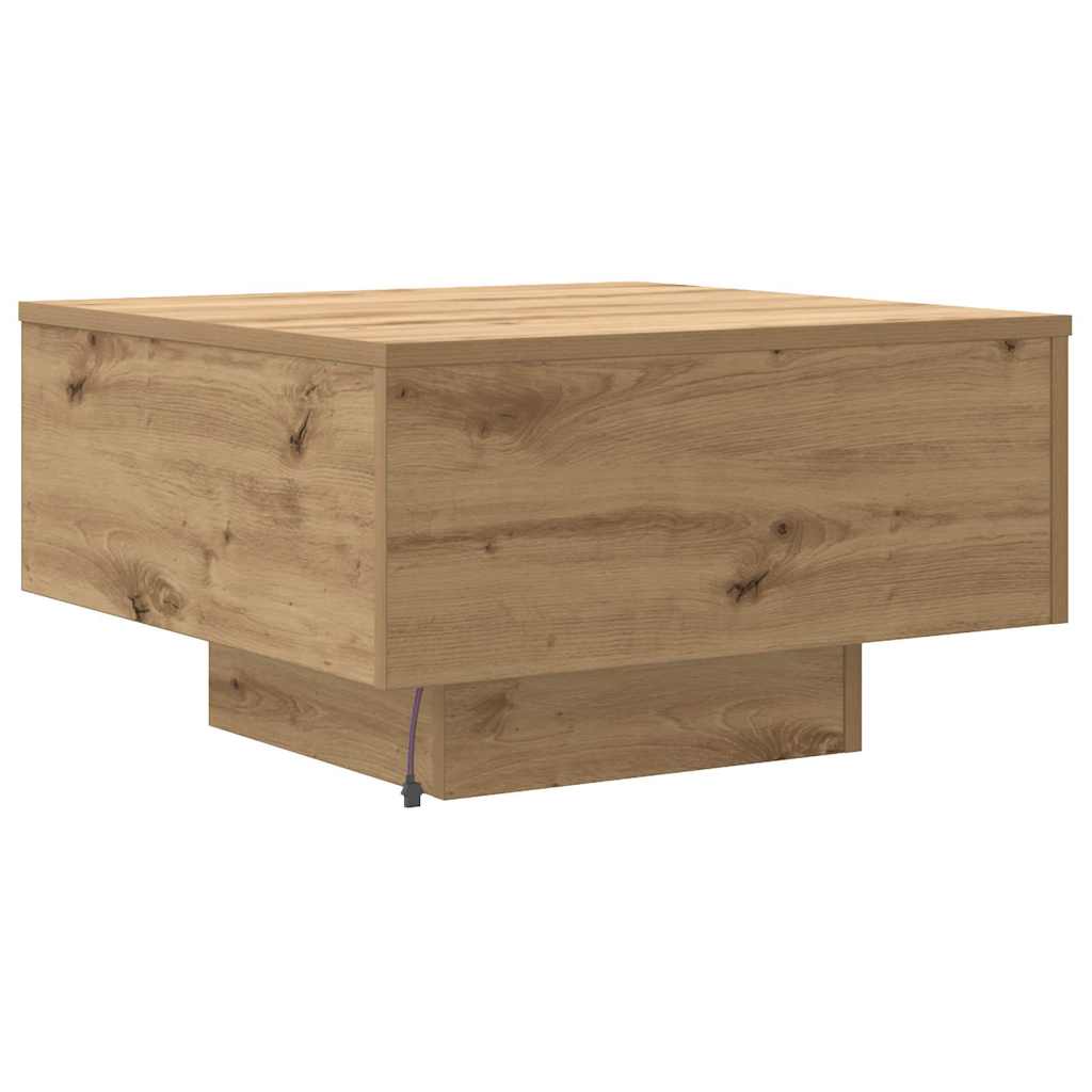vidaXL Τραπεζάκι σαλονιού Artisan Oak 55 x 55 x 31 εκ