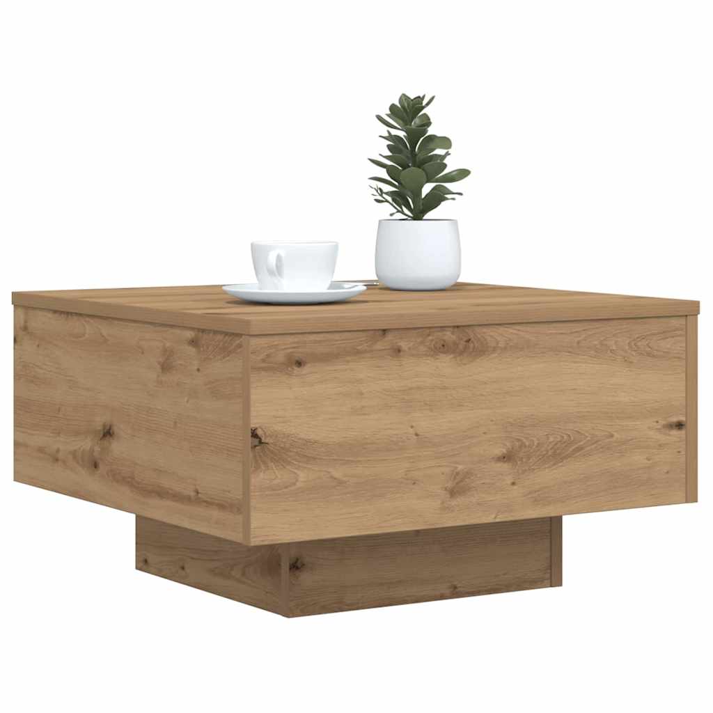 vidaXL Τραπεζάκι σαλονιού Artisan Oak 55 x 55 x 31 εκ