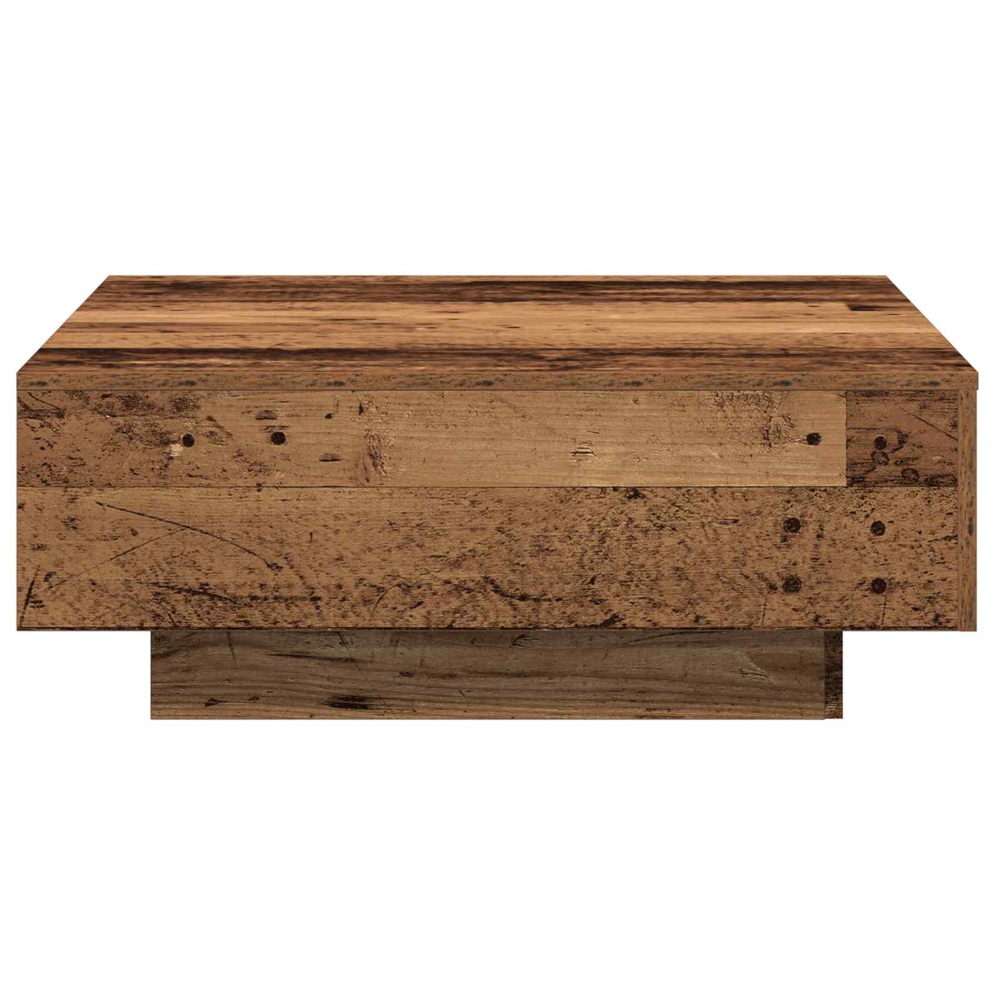 vidaXL Τραπεζάκι σαλονιού Παλιό Ξύλο 80 x 80 x 31 cm