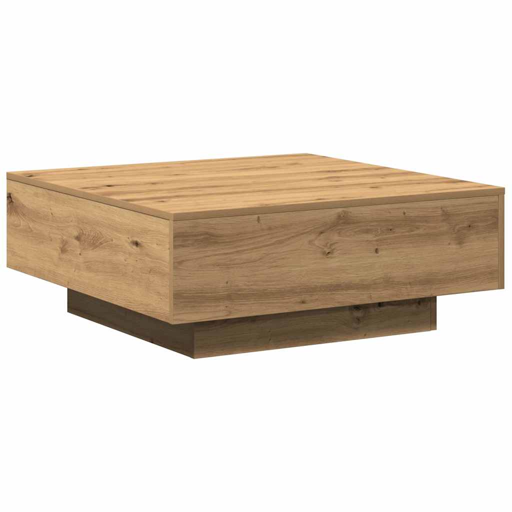 vidaXL Τραπεζάκι σαλονιού Artisan Oak 80 x 80 x 31 cm