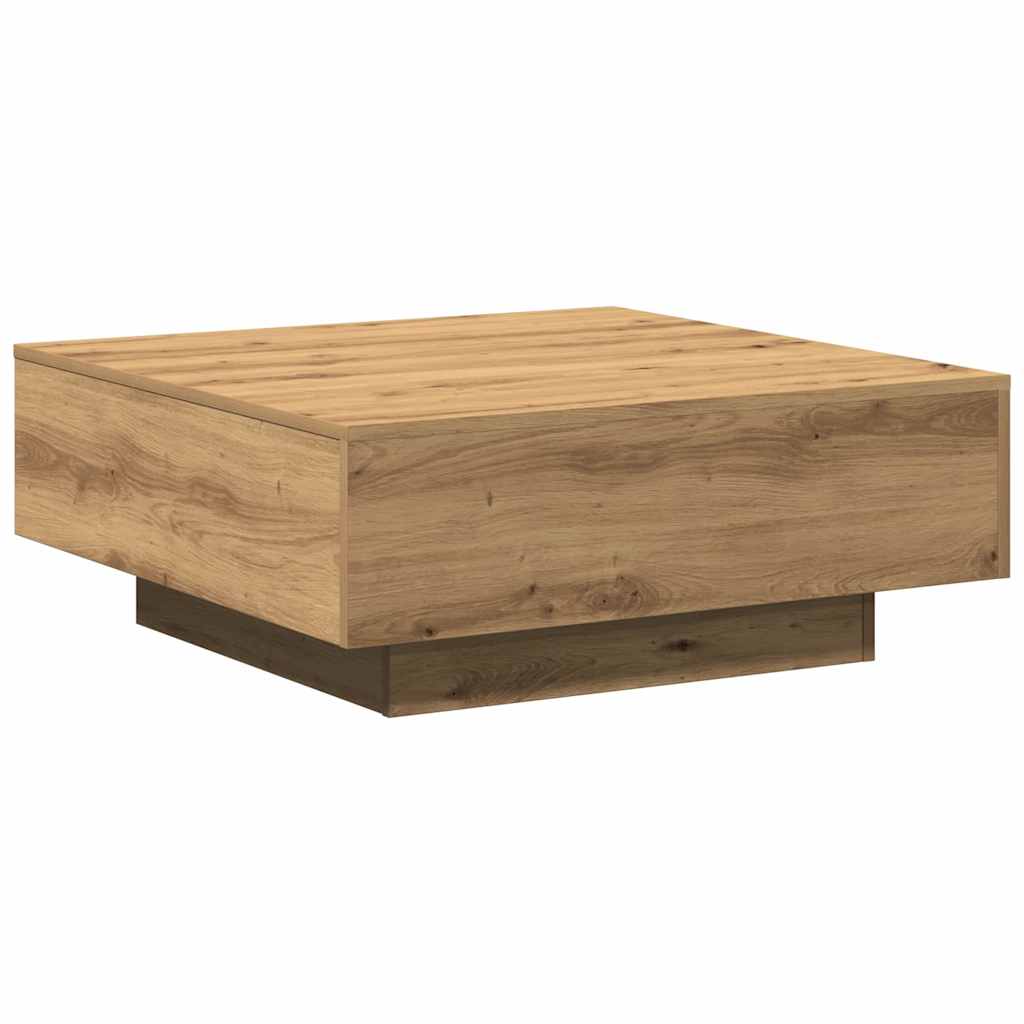 vidaXL Τραπεζάκι σαλονιού Artisan Oak 80 x 80 x 31 cm