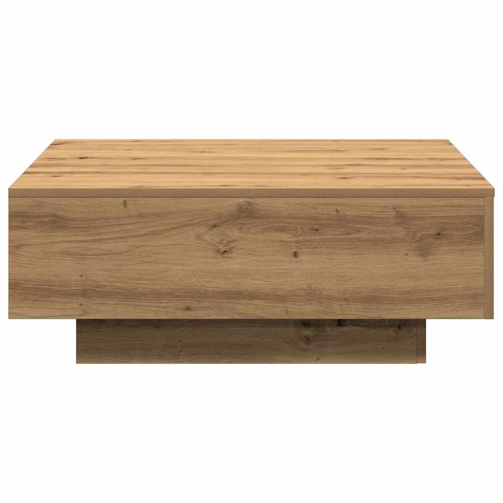 vidaXL Τραπεζάκι σαλονιού Artisan Oak 80 x 80 x 31 cm