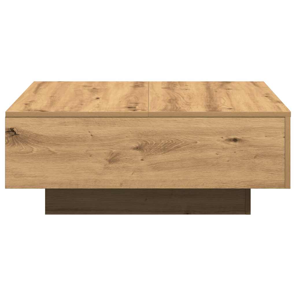 vidaXL Τραπεζάκι σαλονιού Artisan Oak 80 x 80 x 31 cm