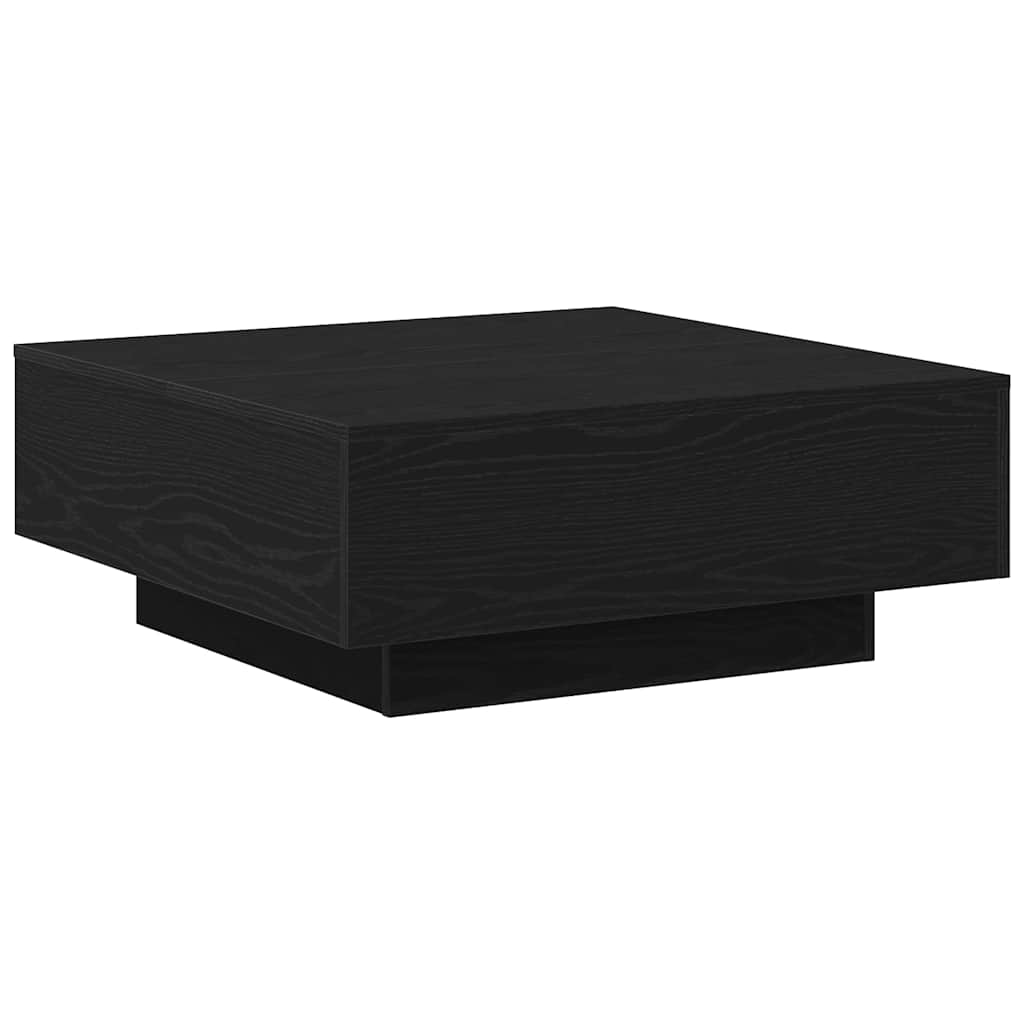 vidaXL Τραπεζάκι σαλονιού Μαύρη Οξυά 80 x 80 x 31 cm