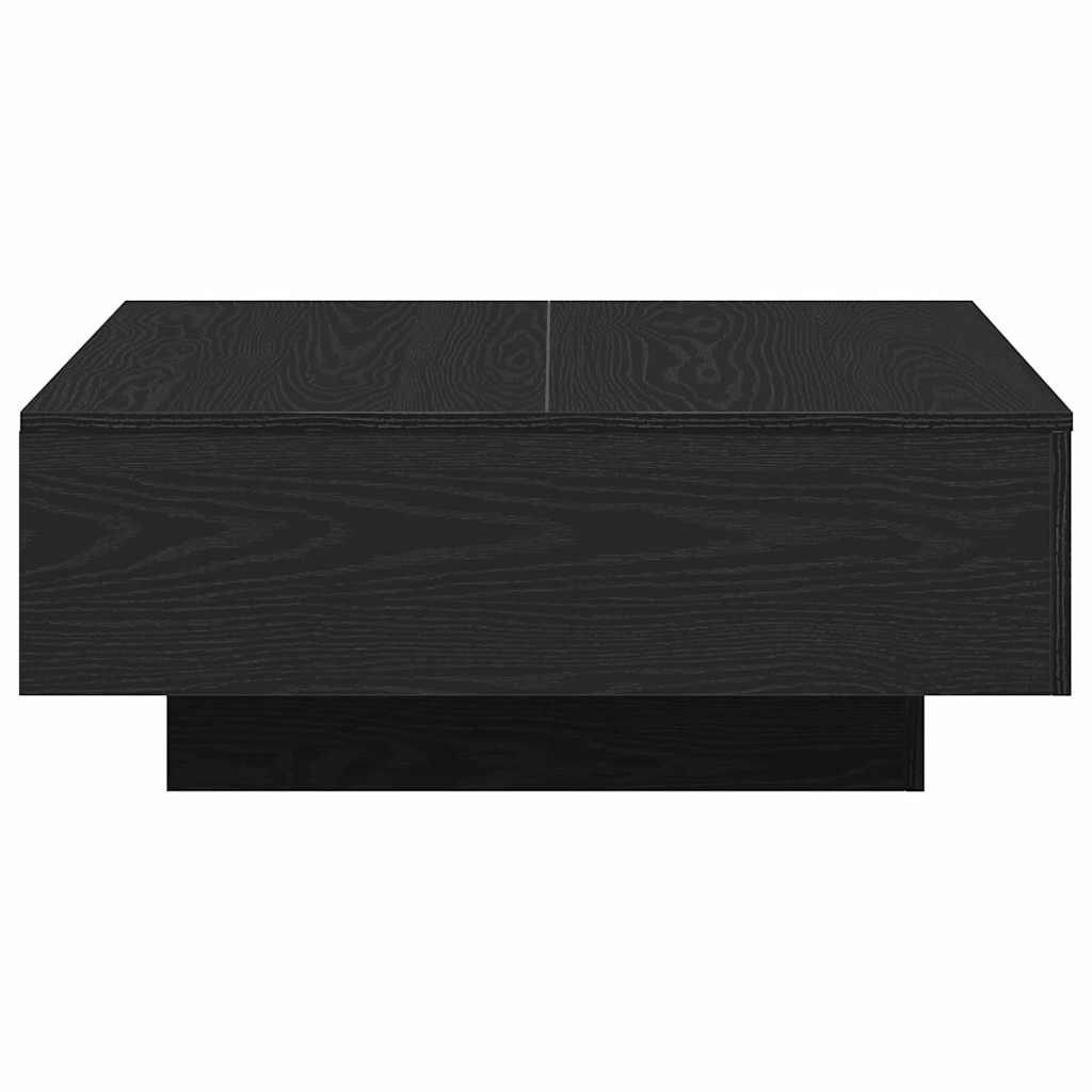vidaXL Τραπεζάκι σαλονιού Μαύρη Οξυά 80 x 80 x 31 cm
