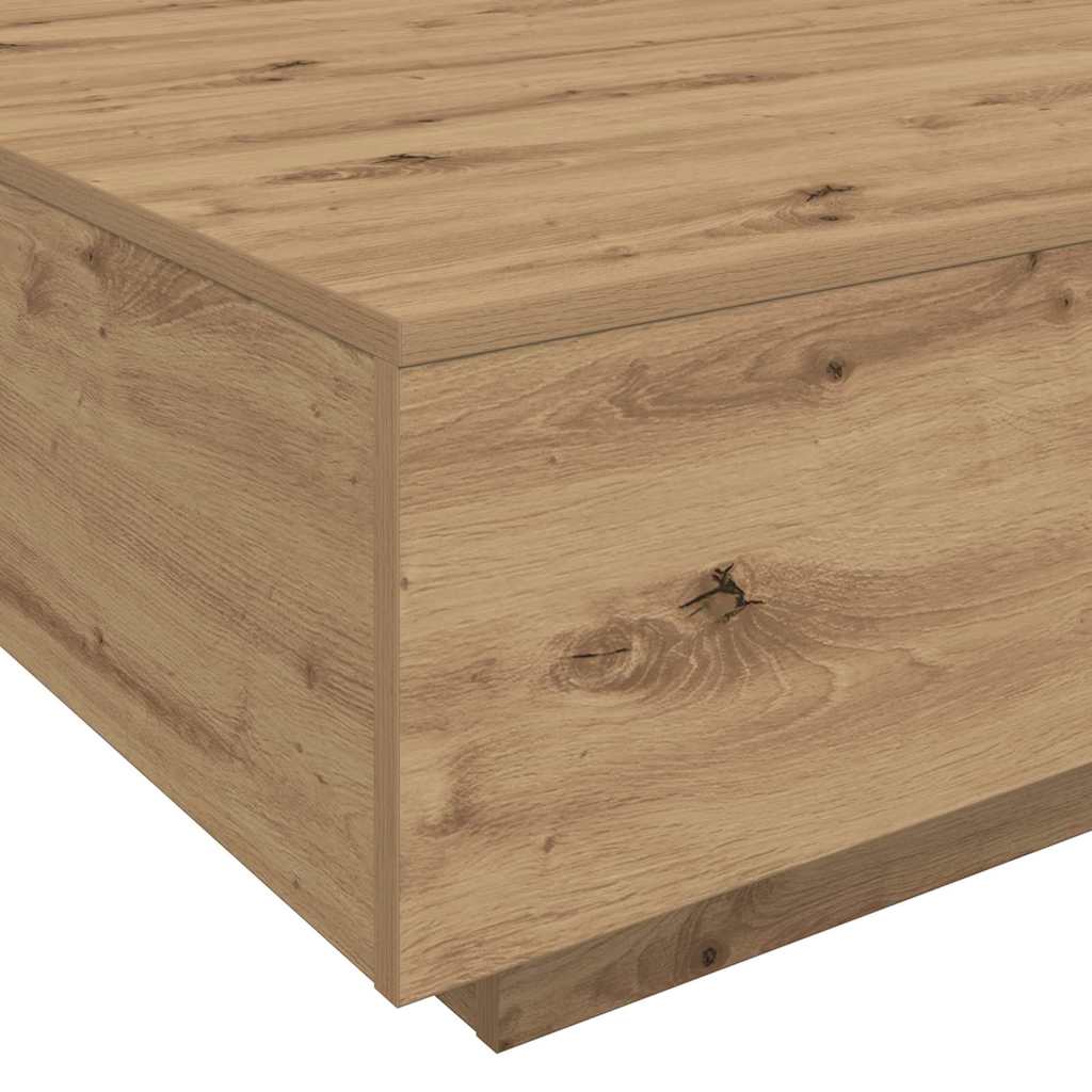 vidaXL Τραπεζάκι σαλονιού Artisan Oak 80 x 80 x 31 cm