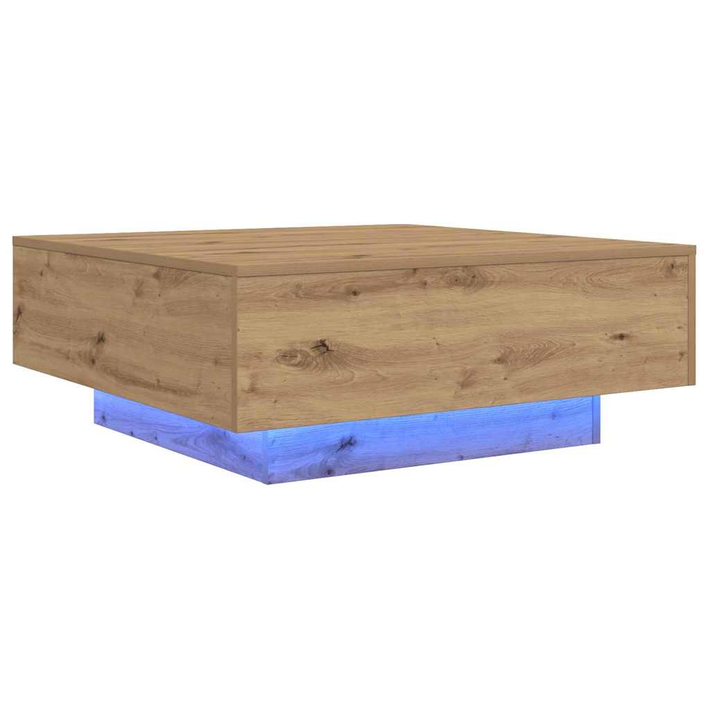vidaXL Τραπεζάκι σαλονιού Artisan Oak 80 x 80 x 31 cm
