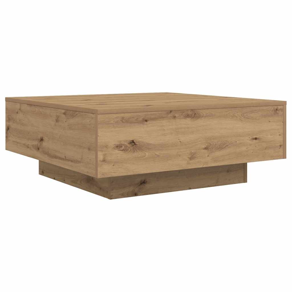 vidaXL Τραπεζάκι σαλονιού Artisan Oak 80 x 80 x 31 cm
