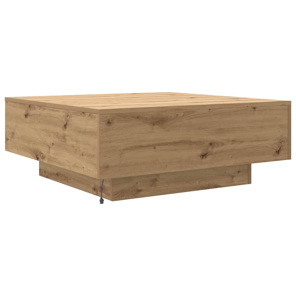 vidaXL Τραπεζάκι σαλονιού Artisan Oak 80 x 80 x 31 cm