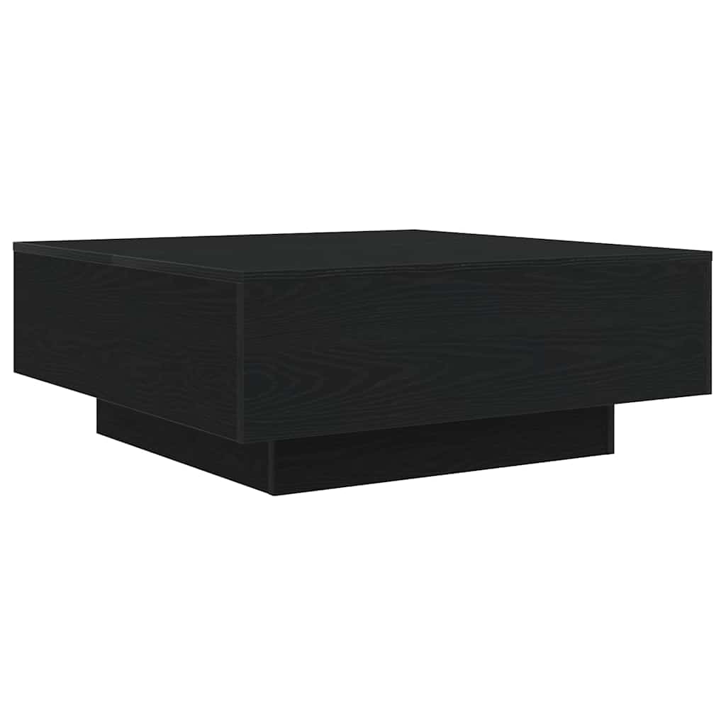 vidaXL Τραπεζάκι σαλονιού Μαύρη Οξυά 80 x 80 x 31 cm